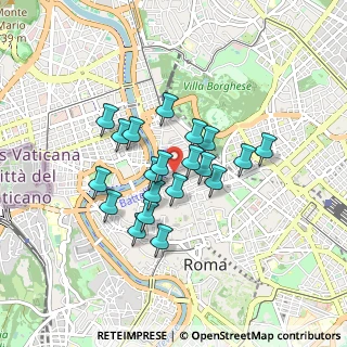 Mappa Via del Leoncino, 00187 Roma RM, Italia (0.708)