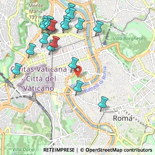 Mappa Viale Fratel a Scafoletti, 00193 Roma RM, Italia (1.358)