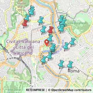 Mappa Viale Fratel a Scafoletti, 00193 Roma RM, Italia (1.0215)
