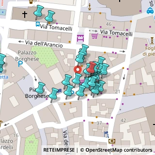 Mappa Via del Leone, 00186 Roma RM, Italia (0.02222)