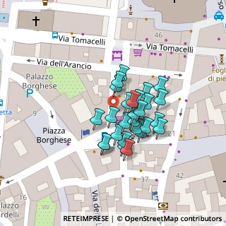 Mappa Via dell'Arancio, 00186 Roma RM, Italia (0.040357142857143)