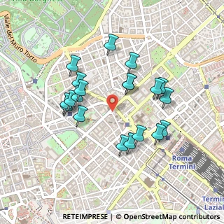 Mappa Piazza di S. Bernardo, 00185 Roma RM, Italia (0.4435)