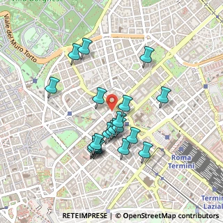 Mappa Piazza di S. Bernardo, 00185 Roma RM, Italia (0.44)