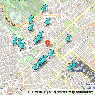 Mappa Piazza di S. Bernardo, 00185 Roma RM, Italia (0.553)