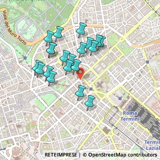 Mappa Piazza di S. Bernardo, 00184 Roma RM, Italia (0.442)