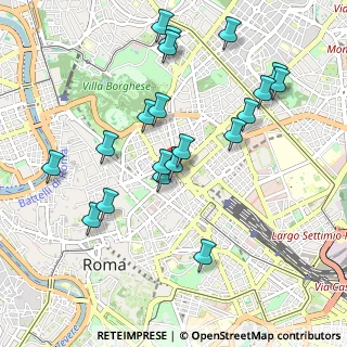 Mappa Piazza di S. Bernardo, 00184 Roma RM, Italia (1.0685)