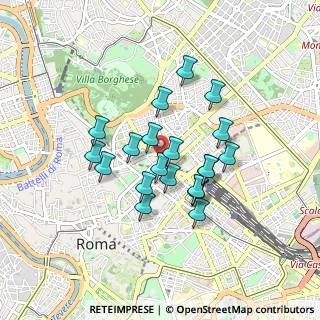 Mappa Piazza di S. Bernardo, 00184 Roma RM, Italia (0.737)