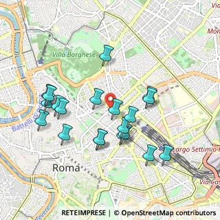 Mappa Piazza di S. Bernardo, 00185 Roma RM, Italia (0.9755)