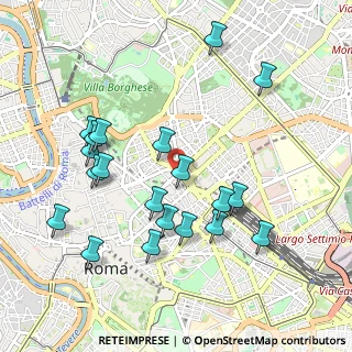 Mappa Piazza di S. Bernardo, 00185 Roma RM, Italia (1.0785)