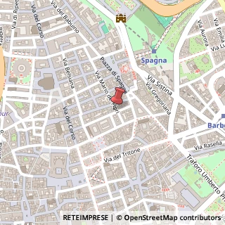 Mappa Via Mario de' Fiori, 112, 00187 Roma, Roma (Lazio)