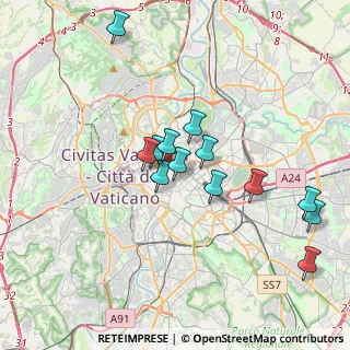Mappa Via Capo le Case, 00185 Roma RM, Italia (3.55462)