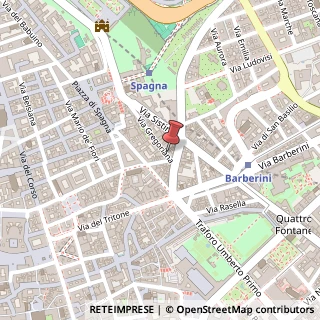 Mappa Via Gregoriana, 55, 00187 Roma, Roma (Lazio)