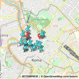 Mappa Via Capo le Case, 00185 Roma RM, Italia (0.793)