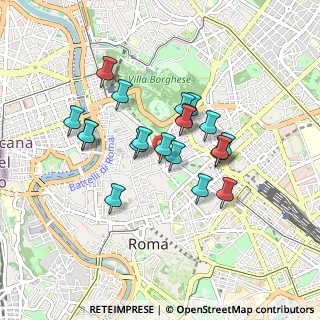 Mappa Via Capo le Case, 00185 Roma RM, Italia (0.749)