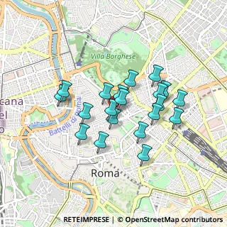 Mappa Via Capo le Case, 00185 Roma RM, Italia (0.758)