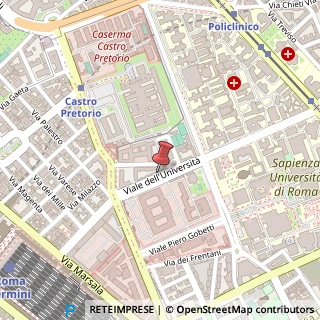Mappa Viale dell'Università, 25, 00185 Roma, Roma (Lazio)