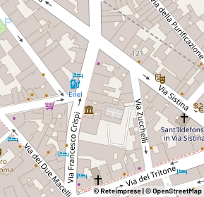 Mappa 00187 Roma RM, Italia (0.03913)