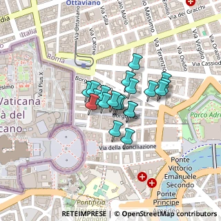 Mappa Borgo Pio, 00193 Roma RM, Italia (0.132)