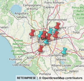 Mappa Via Leccosa, 00186 Roma RM, Italia (7.64583)