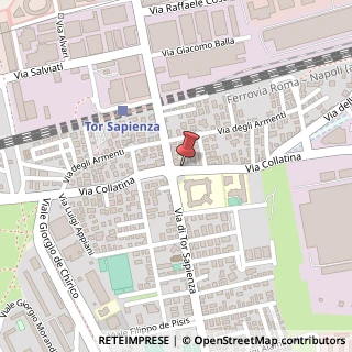 Mappa Via Collatina, 271, 00155 Roma, Roma (Lazio)