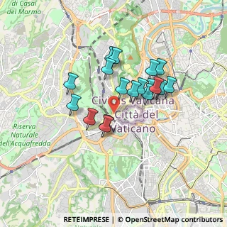 Mappa Via G. di Bartolo, 00136 Roma RM, Italia (1.48778)