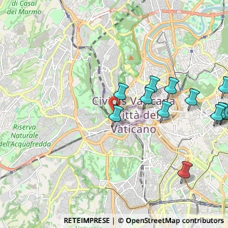 Mappa Via G. di Bartolo, 00136 Roma RM, Italia (2.60833)