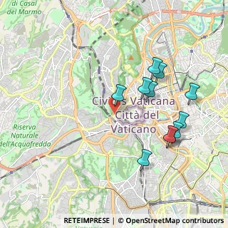 Mappa Via G. di Bartolo, 00136 Roma RM, Italia (2.07636)