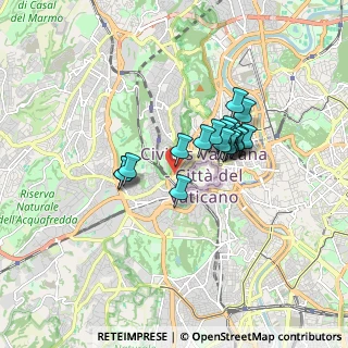 Mappa Via G. di Bartolo, 00136 Roma RM, Italia (1.333)