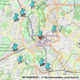 Mappa Viale Vaticano, 00165 Roma RM, Italia (3.01429)