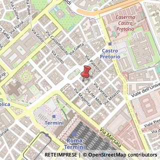 Mappa Via dei Mille, 14, 00185 Roma, Roma (Lazio)