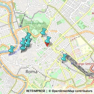 Mappa Salita di S. Nicola da Tolentino, 00187 Roma RM, Italia (1.02909)