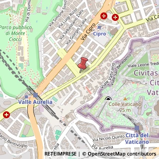 Mappa Viale degli Ammiragli,  6, 00136 Roma, Roma (Lazio)
