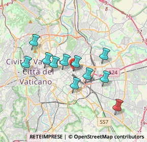 Mappa Via Vittorio Bachelet, 00185 Roma RM, Italia (3.27636)