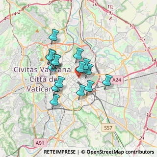 Mappa Via Vittorio Bachelet, 00185 Roma RM, Italia (2.82882)