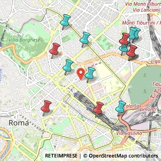 Mappa Via Vittorio Bachelet, 00185 Roma RM, Italia (1.27375)