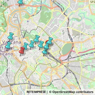 Mappa Via Vittorio Bachelet, 00185 Roma RM, Italia (2.06091)