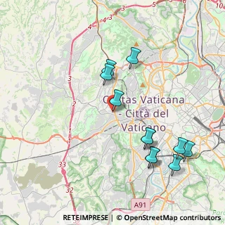 Mappa Via Urbano II, 00167 Roma RM, Italia (4.36455)