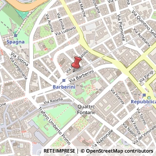 Mappa Via di San Nicola da Tolentino, 45, 00187 Roma, Roma (Lazio)