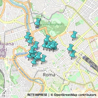 Mappa Via della Torretta, 00186 Roma RM, Italia (0.743)