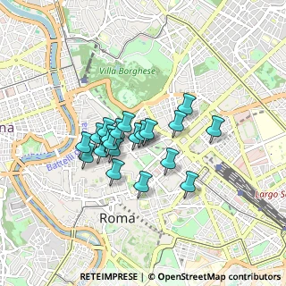 Mappa Via dei Cappuccini, 00187 Roma RM, Italia (0.659)