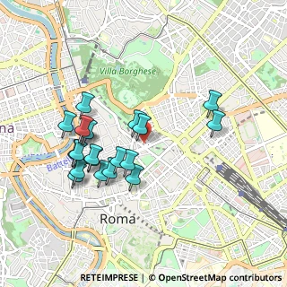 Mappa Via dei Cappuccini, 00187 Roma RM, Italia (0.9385)