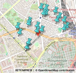 Mappa Via Giuseppe de Mattheis, 00161 Roma RM, Italia (0.519)