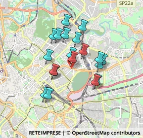 Mappa Via Giuseppe de Mattheis, 00161 Roma RM, Italia (1.54158)