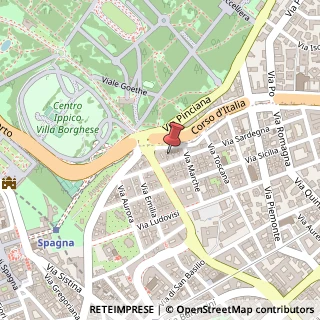 Mappa Via Sardegna, 14, 00187 Roma, Roma (Lazio)