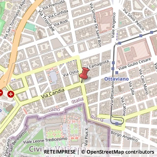 Mappa Via leone iv 21, 00192 Roma, Roma (Lazio)
