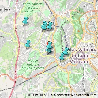 Mappa Via Gregorio IX, 00167 Roma RM, Italia (1.50364)