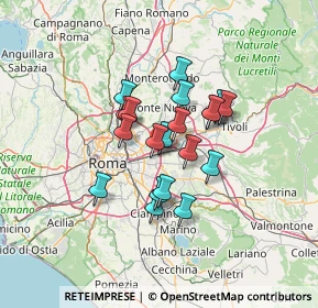 Mappa Via Francesco Vitalini, 00100 Roma RM, Italia (10.226)
