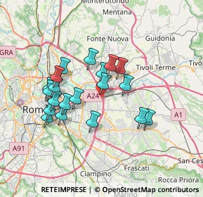 Mappa Via Francesco Vitalini, 00100 Roma RM, Italia (6.56)