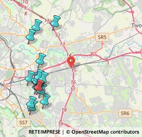 Mappa Via Francesco Vitalini, 00100 Roma RM, Italia (5.21647)