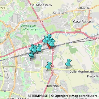 Mappa Via Francesco Vitalini, 00100 Roma RM, Italia (1.34333)